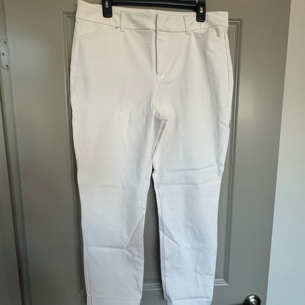 Old Navy High-Rise Pixie Skinny Pants - White